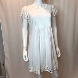 Oasis white smock dress